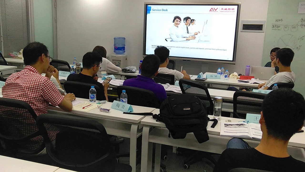 某全球知名德资半导体科技企业ITIL4企业内训成功展开