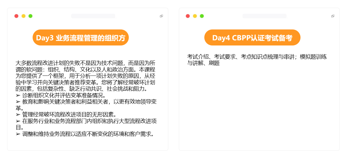 CBPP国际业务流程管理认证课程6月新开班，迈向新高度！插图-3