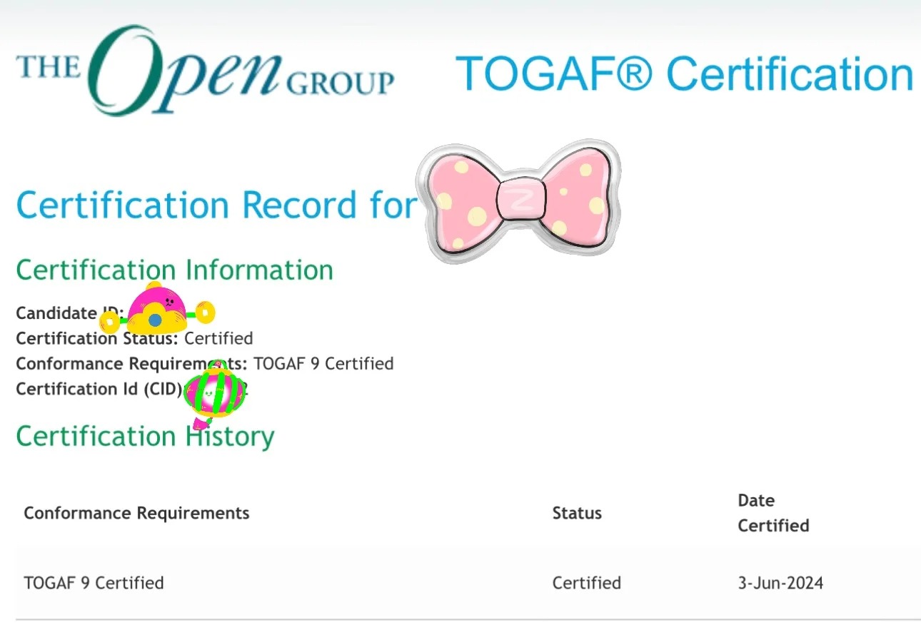 TOGAF~通过✅ TOGAF企业架构备考分享——来自小红书学员阳格仔插图- TOGAF~通过✅ TOGAF企业架构备考分享——来自小红书学员阳格仔插图-